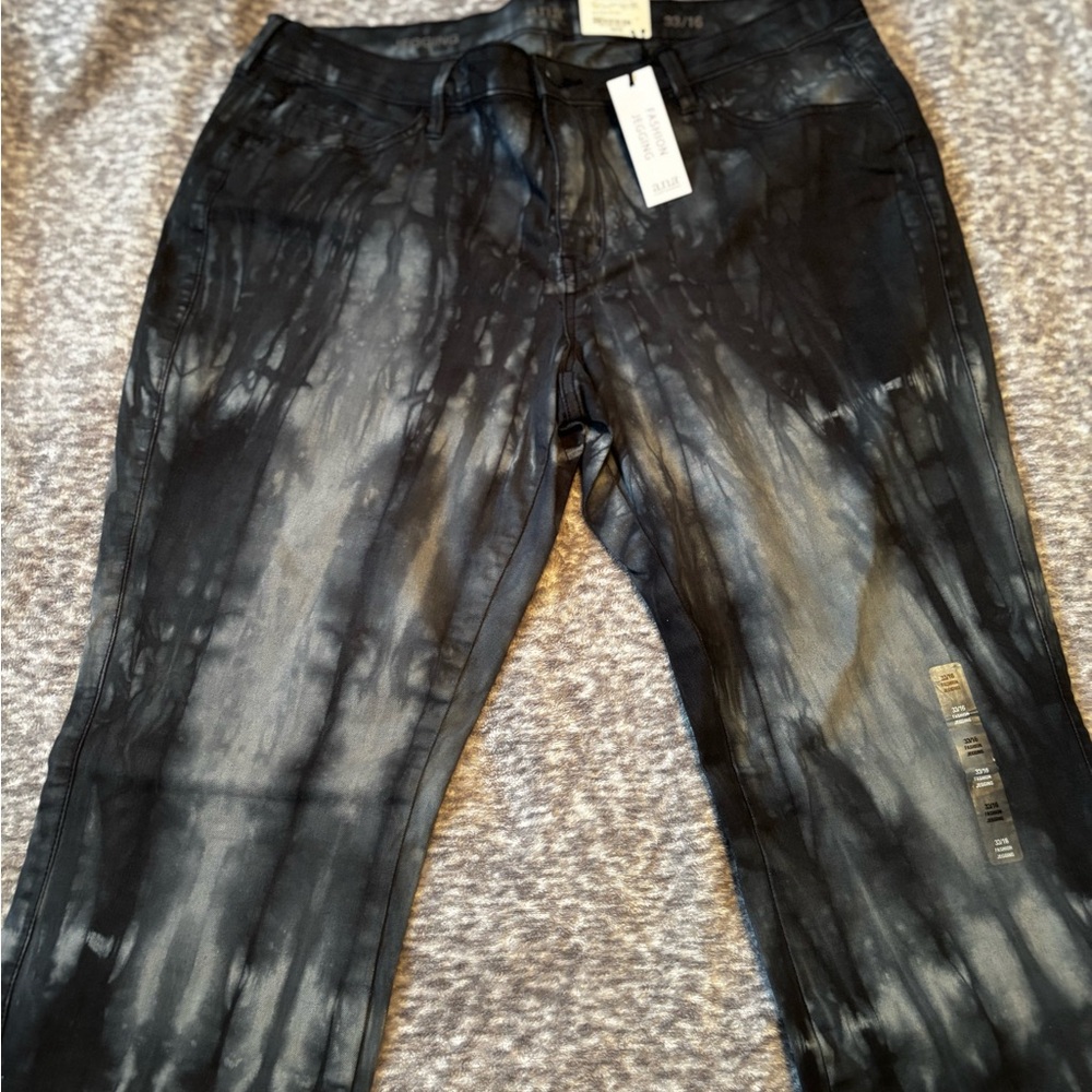 a.n.a Black and Gray Fashion Jeggings